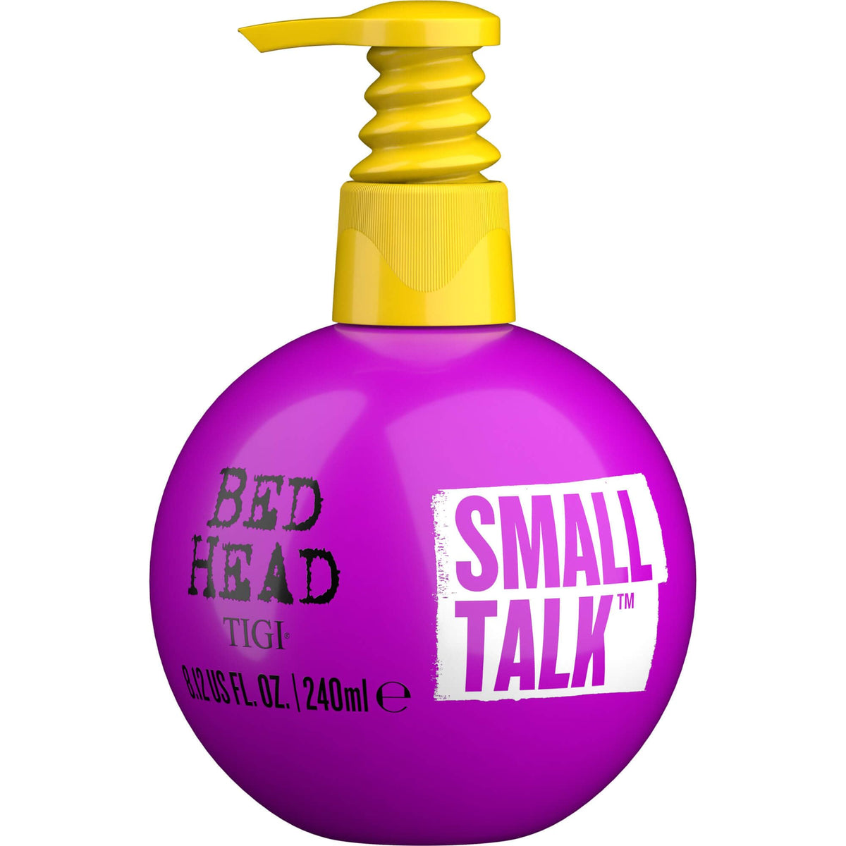 TIGI Bed Head Small Talk, botella, aporta volumen inmediato para peinado con cuerpo.