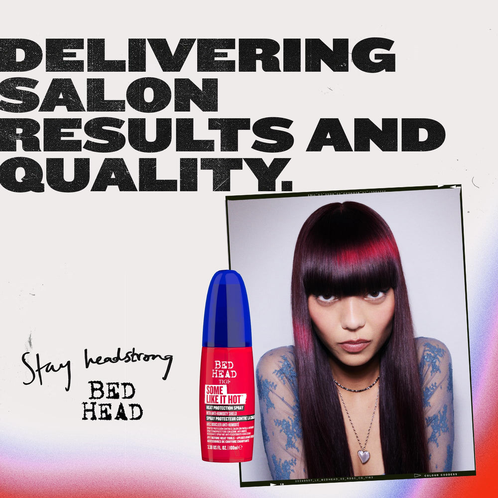 TIGI Some Like It Hot: aplicación rápida para controlar frizz.