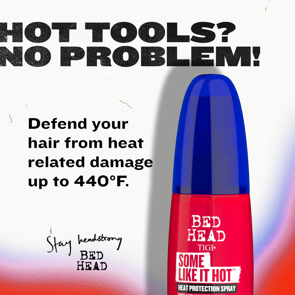TIGI Some Like It Hot: escudo antifrizz para cabello teñido y suave.