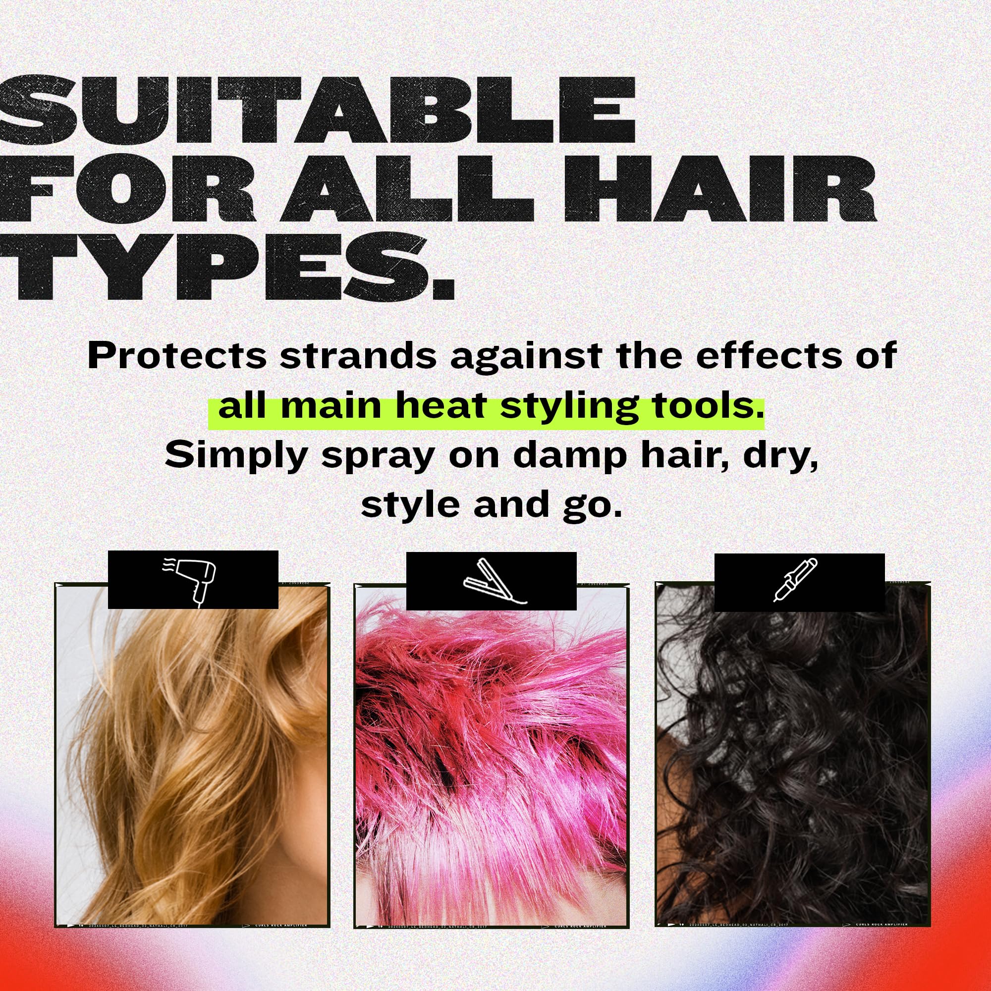 TIGI Some Like It Hot: uso en cabello mojado para distribución uniforme.