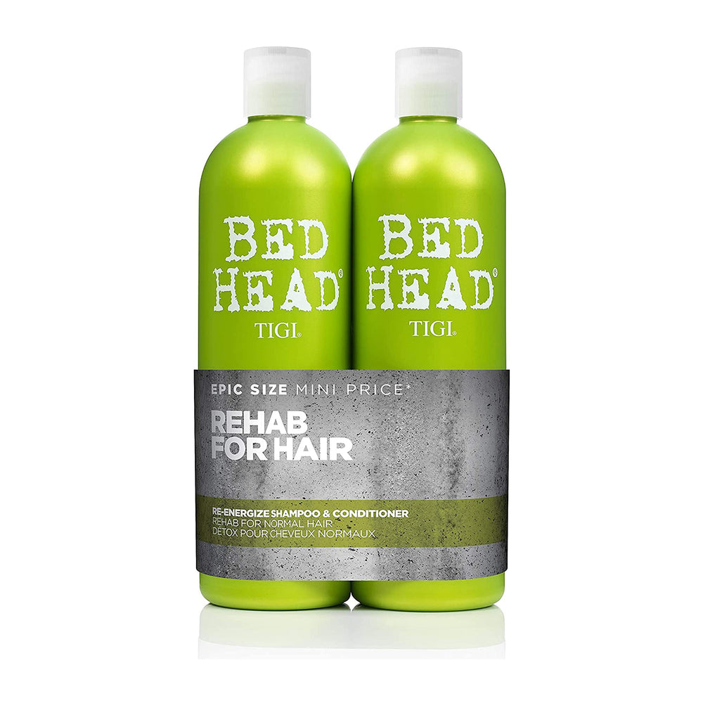 Bed Head de TIGI Re-Energize champú 750 ml con limpieza profunda y fragancia tropical