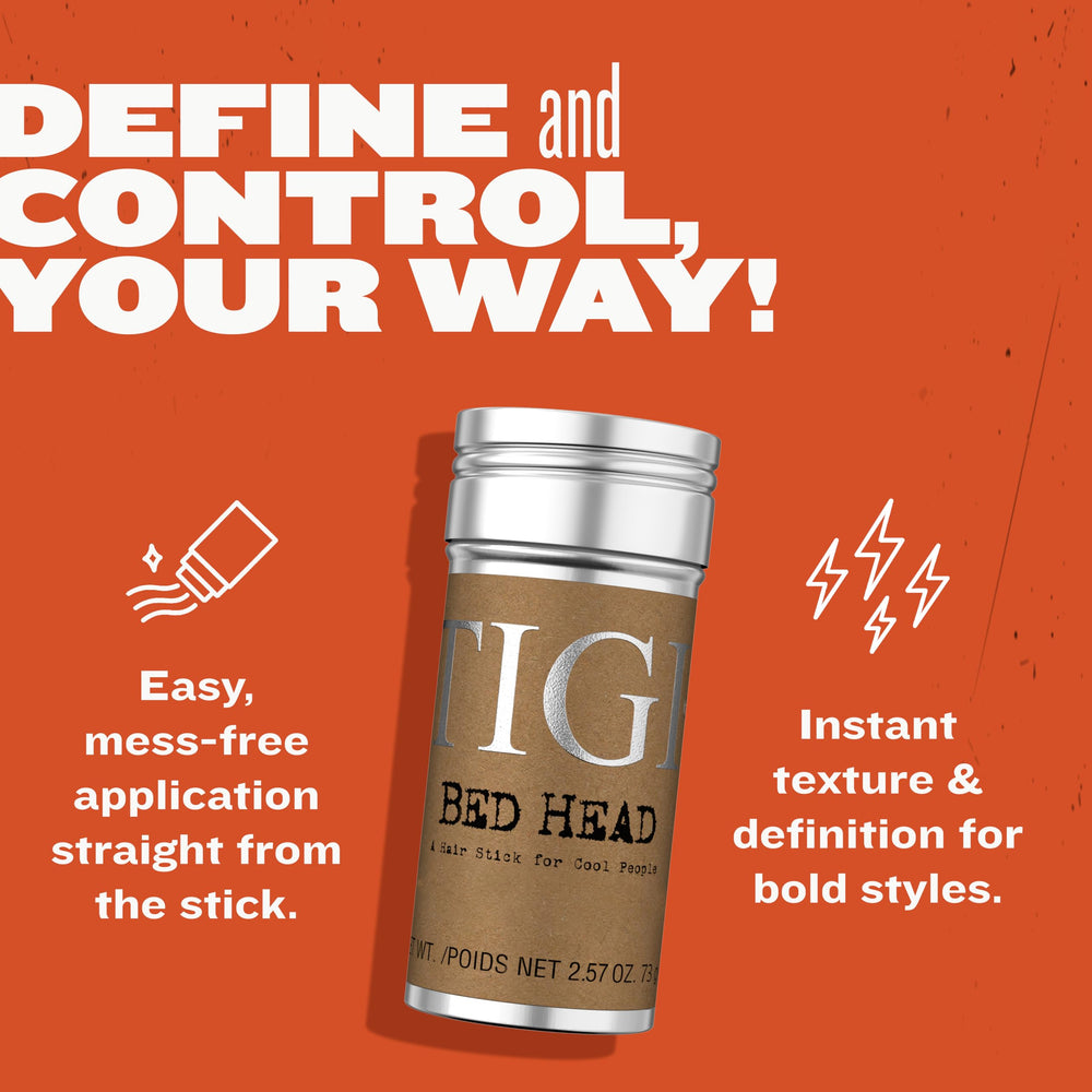 TIGI Bed Head Wax Stick: control de cabellos sueltos para un liso suave.