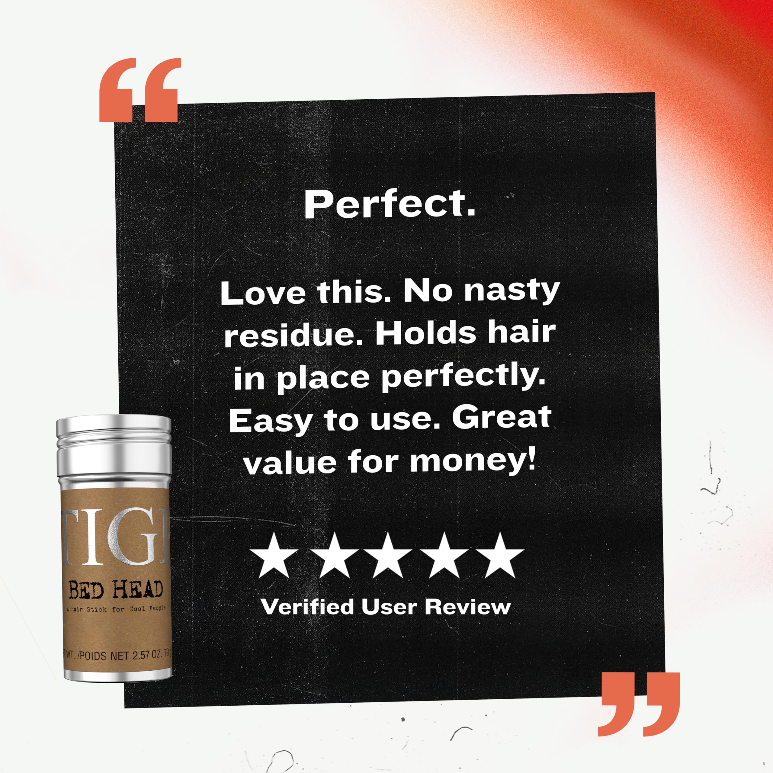TIGI Bed Head Wax Stick: ideal para cabello corto con definición y separación.