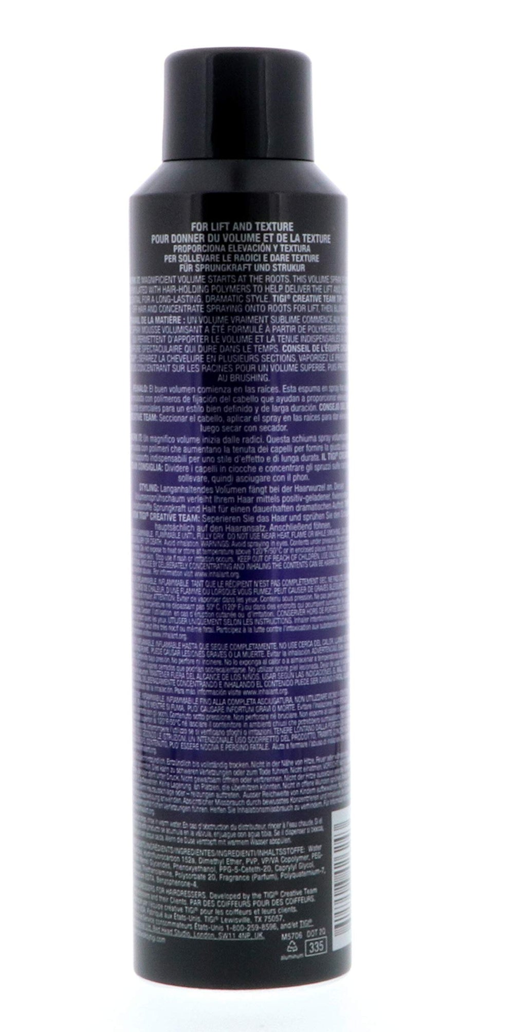 TIGI Catwalk Root Boost Spray, cabello fino con volumen perceptible y definición.