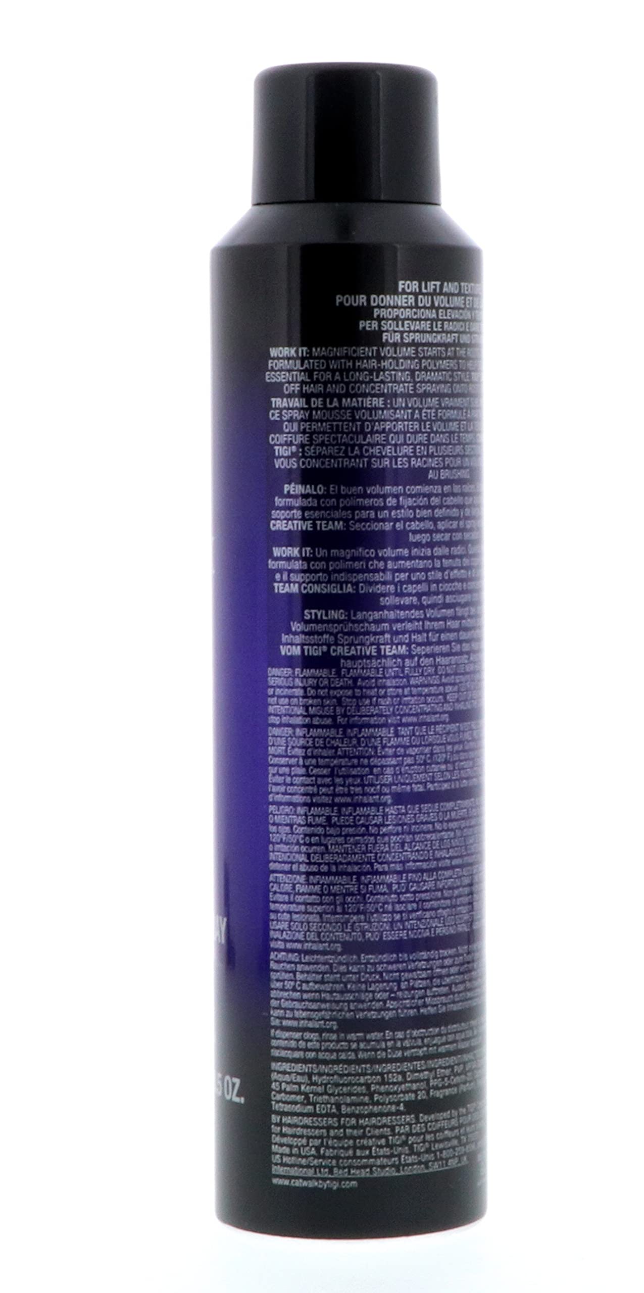 TIGI Catwalk Root Boost Spray, definición duradera sin apelmazar el cabello.