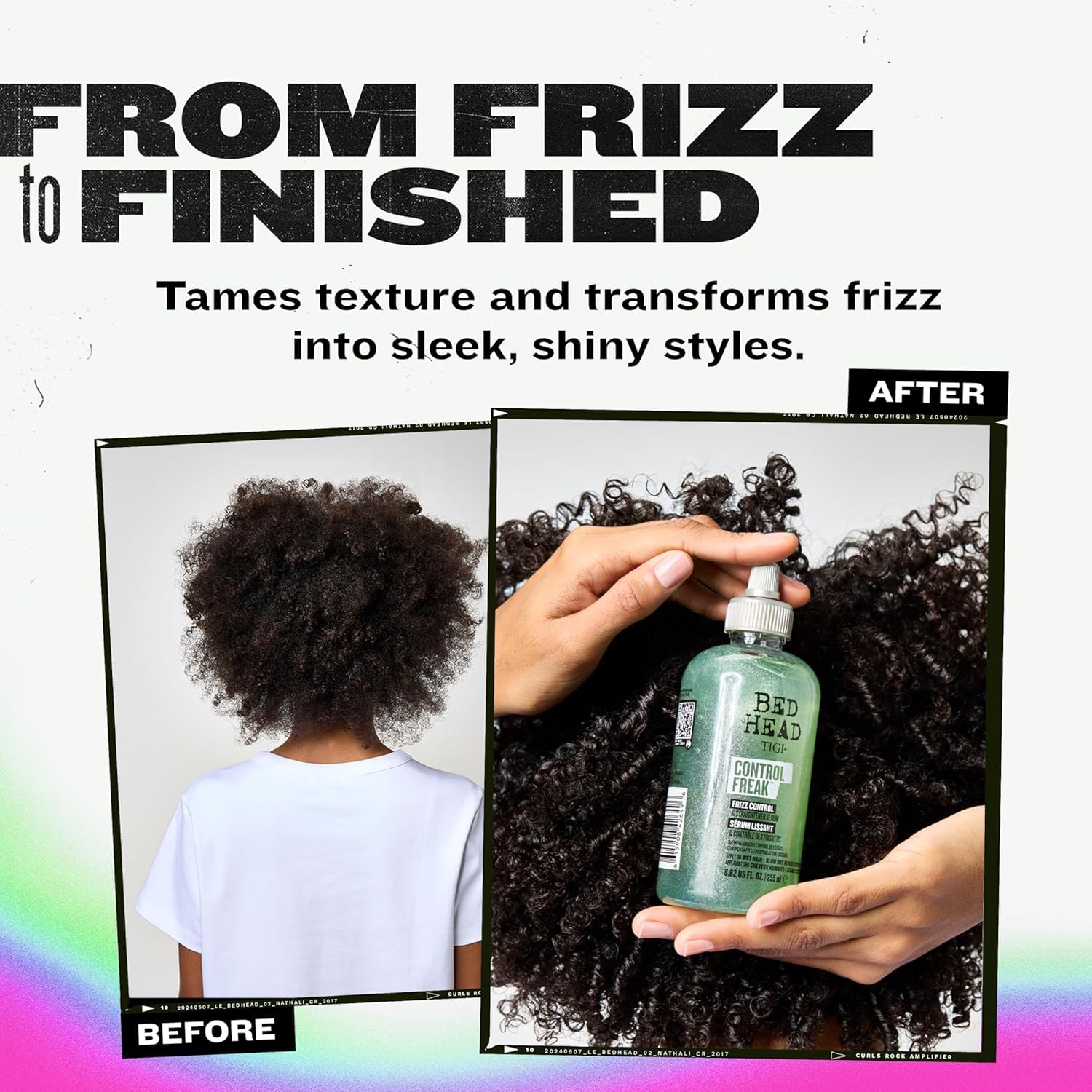 TIGI Control Freak serum para cabello rizado y control del frizz
