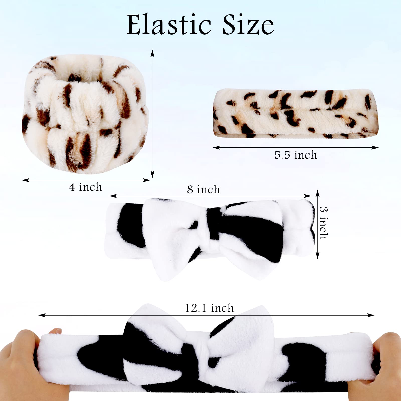 Diadema Tihebax de microfibra lazo beige.