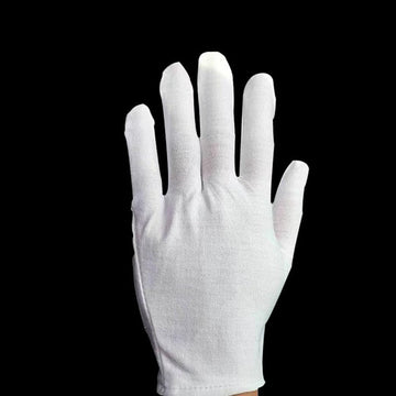 Guantes de algodón Tihzheoy para limpieza del hogar, sin pelusa.
