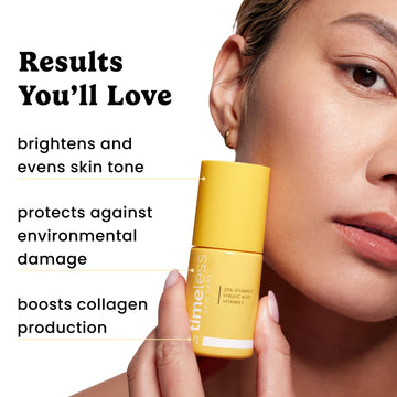 Timeless Serum sin fragancia, envase limpio para piel sensible.