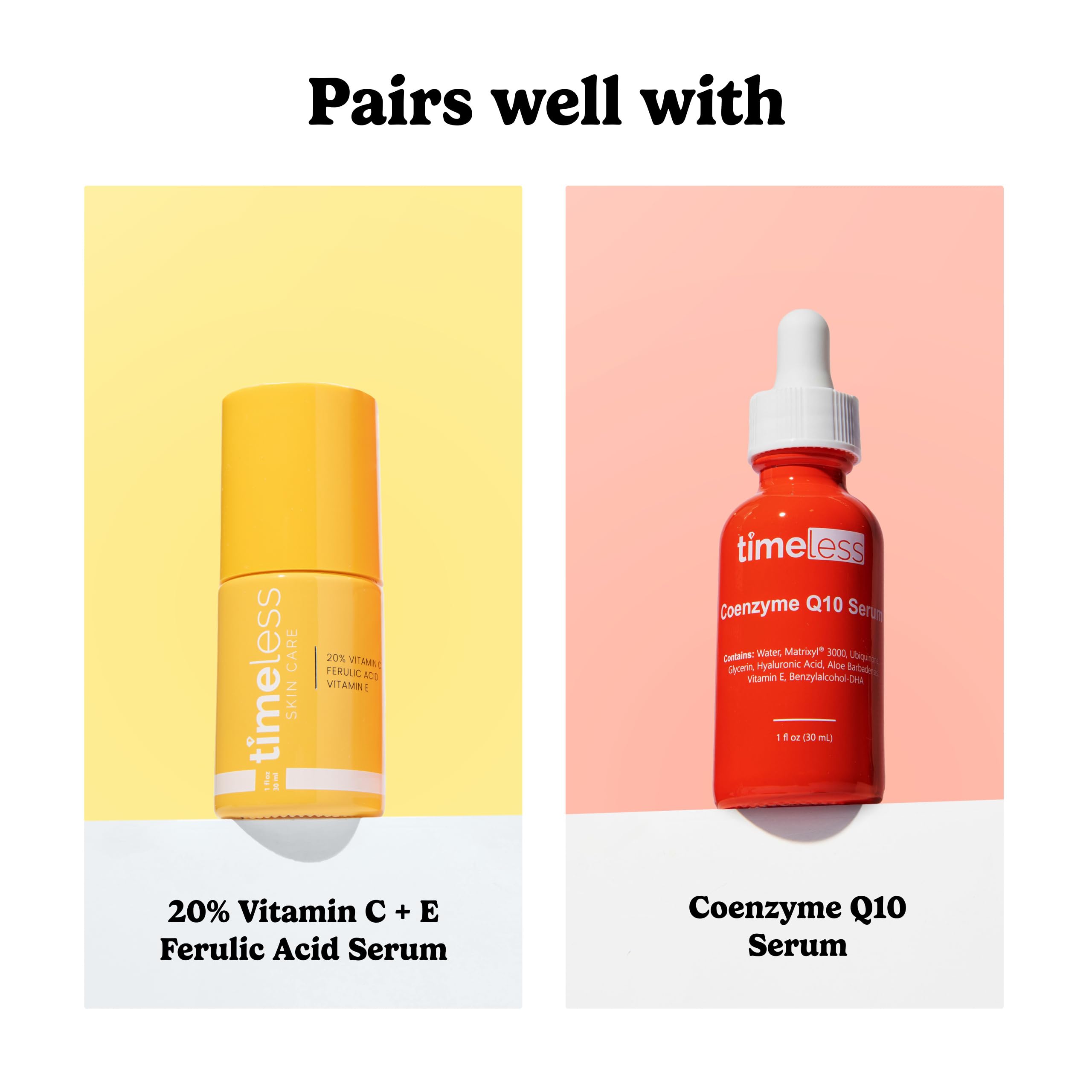 Timeless Skin Care Sérum: aplicación en rostro para hidratación continua