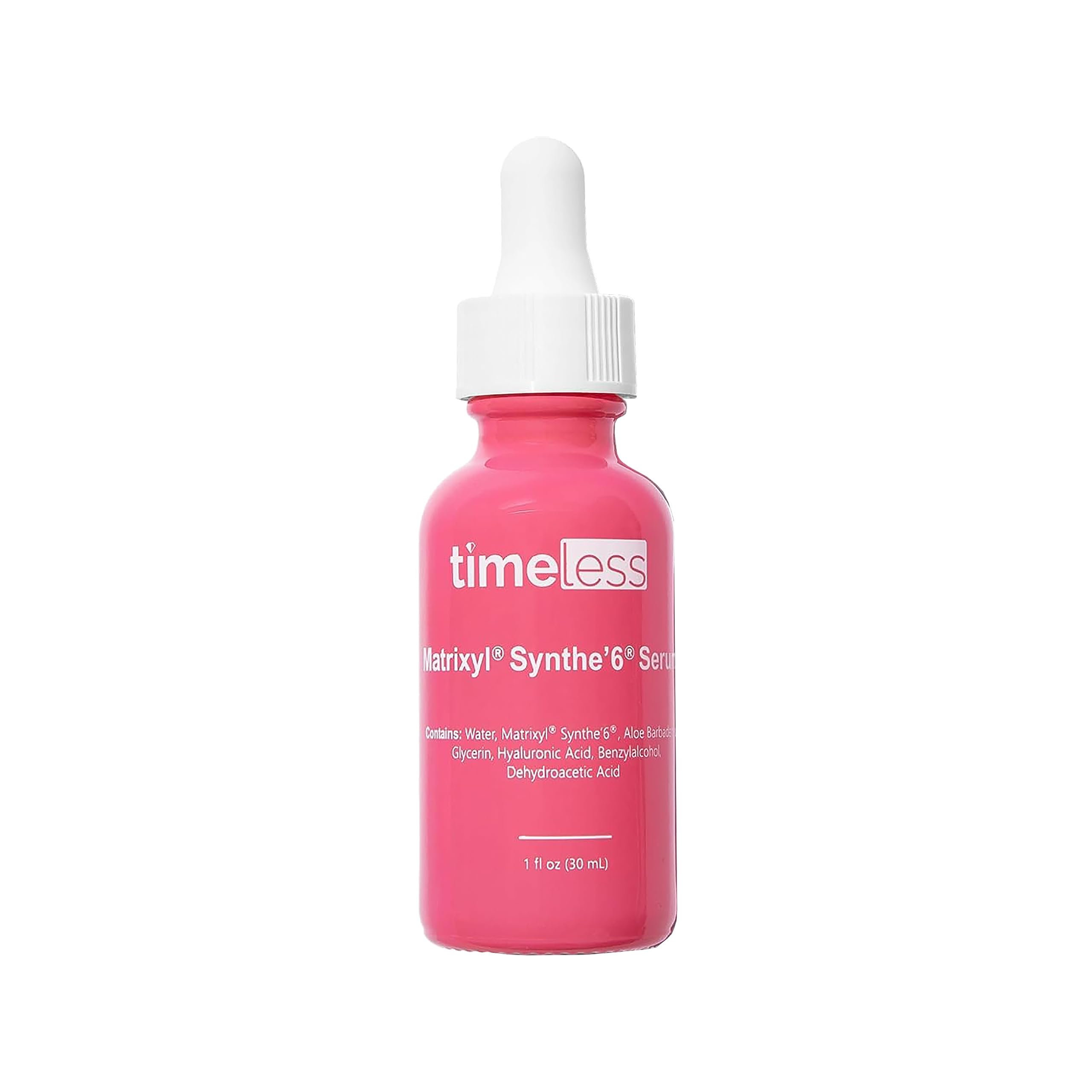 Timeless Skin Care Matrixyl Synthe’6 Serum frasco 1 oz, hidratación profunda para la piel