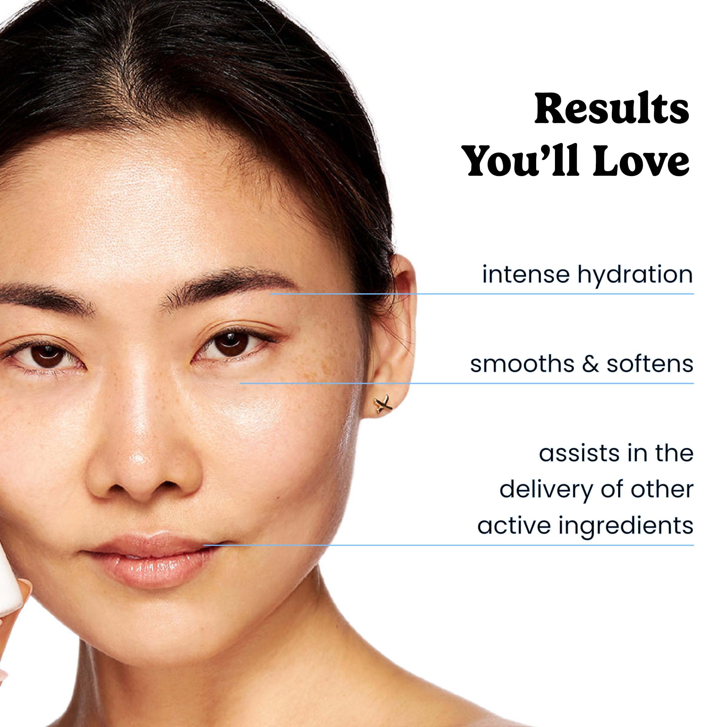 Timeless Skin Care serum rostro limpio y hidratado tras la aplicación