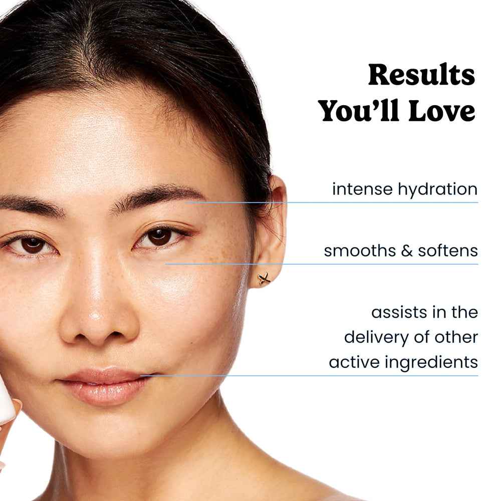 Timeless Skin Care serum rostro limpio y hidratado tras la aplicación