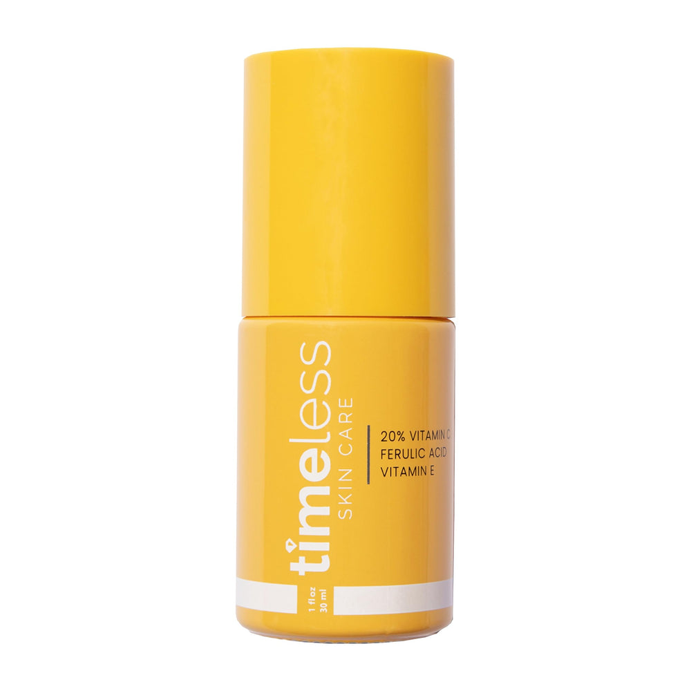 Timeless Skin Care Vitamin C Serum, botella con gotero para uso diario