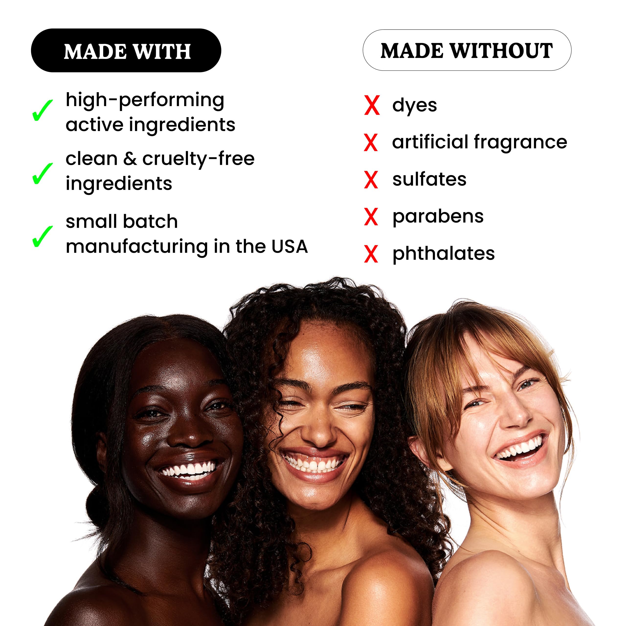 Application facile du sérum Timeless Skin Care sur peau propre et fraîche.