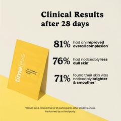 Timeless Skin Care Serum Vitamina C, textura suave y de rápida absorción.