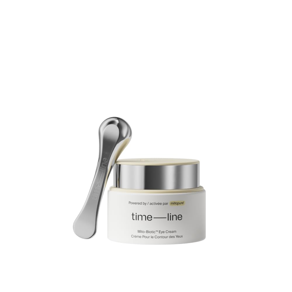 Timeline The Eye Cream: envase frontal, crema para ojos con hidratación duradera.