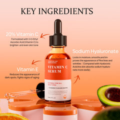 Tinclen Serum Vitamina C: gotero para dosis precisa y uso diario