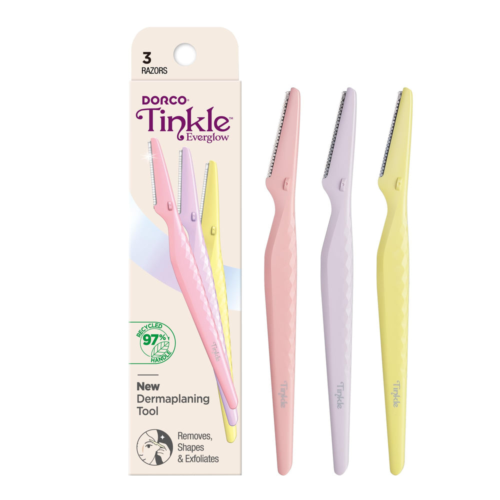 Tinkle Everglow afiladora dermaplano para uso facial con borde preciso