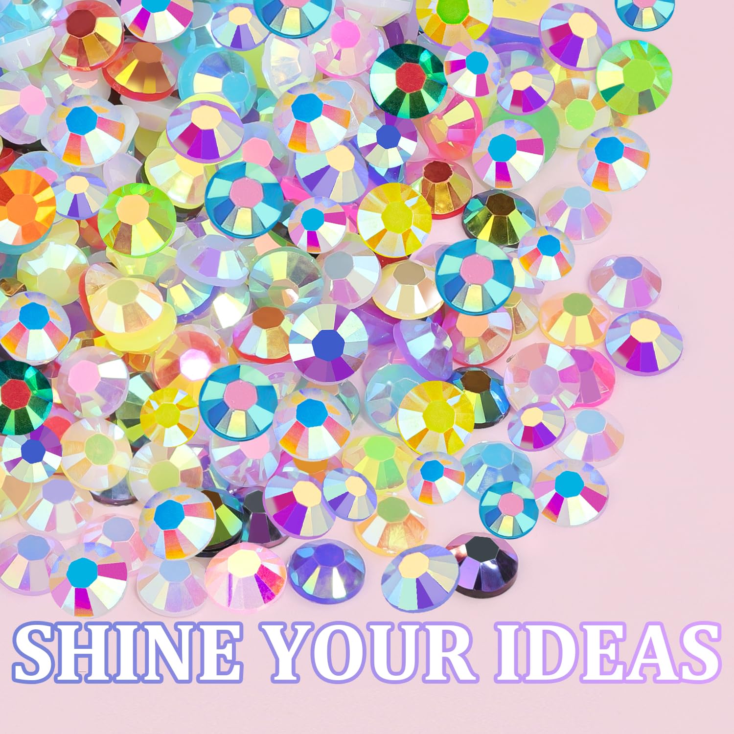 TINKRSTUFF ofrece usos creativos en zapatos, tazas, tarjetas y carcasas con brillo.