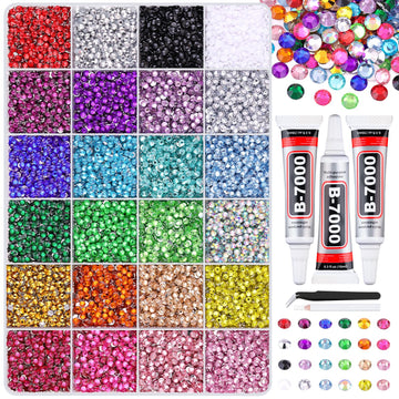 Piedras de resina TINKRSTUFF de 3 mm en caja para decoraciones detalladas.