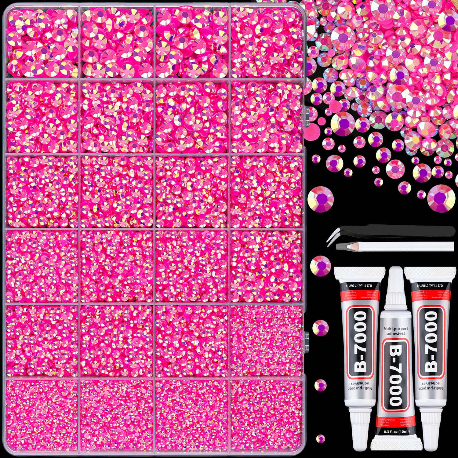 TINKRSTUFF cristales de resina jelly en caja; brillo duradero para manualidades
