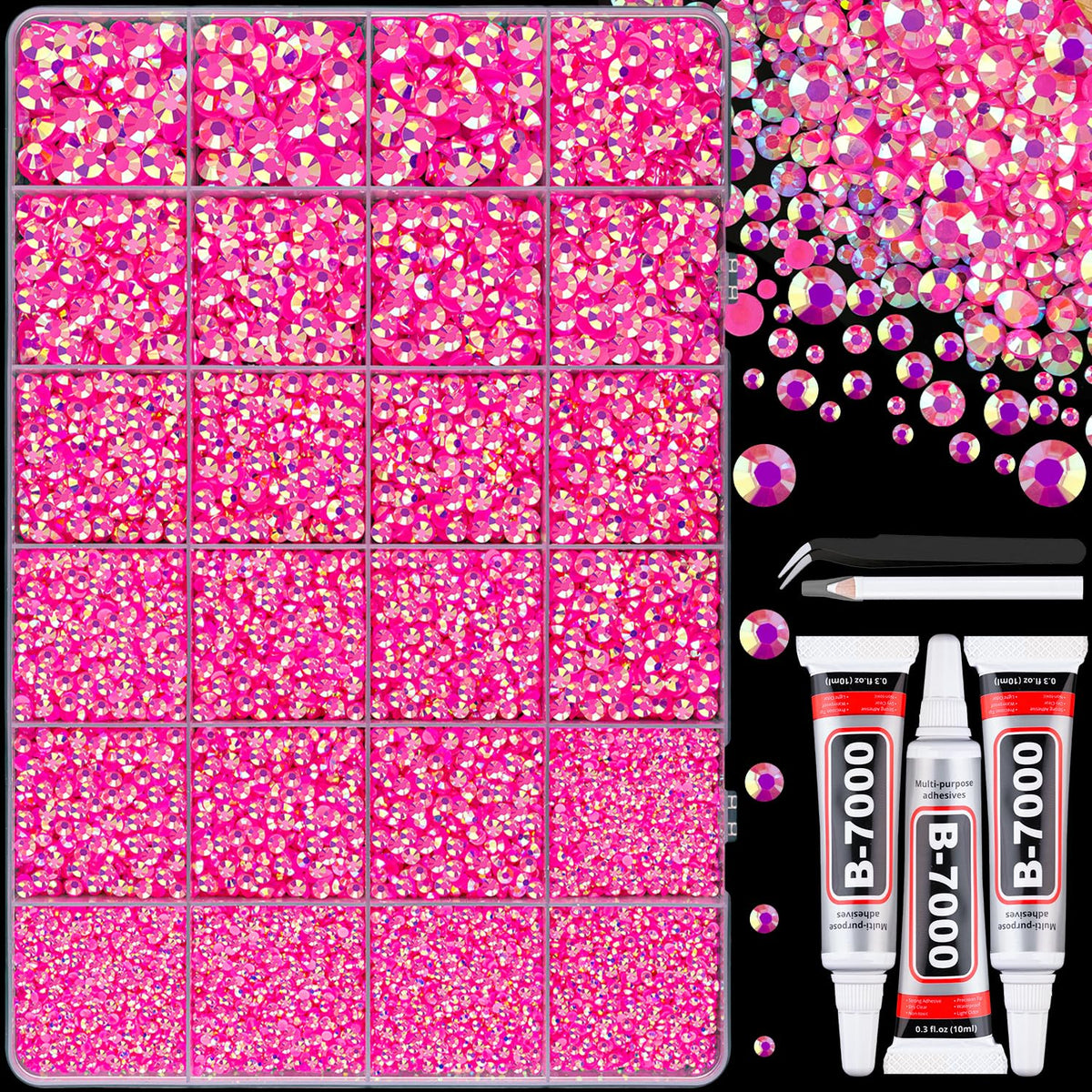 TINKRSTUFF cristales de resina jelly en caja; brillo duradero para manualidades