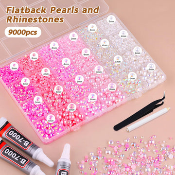 Cristales rosados redondos TINKRSTUFF de 4mm para diseños y decoración versátil.