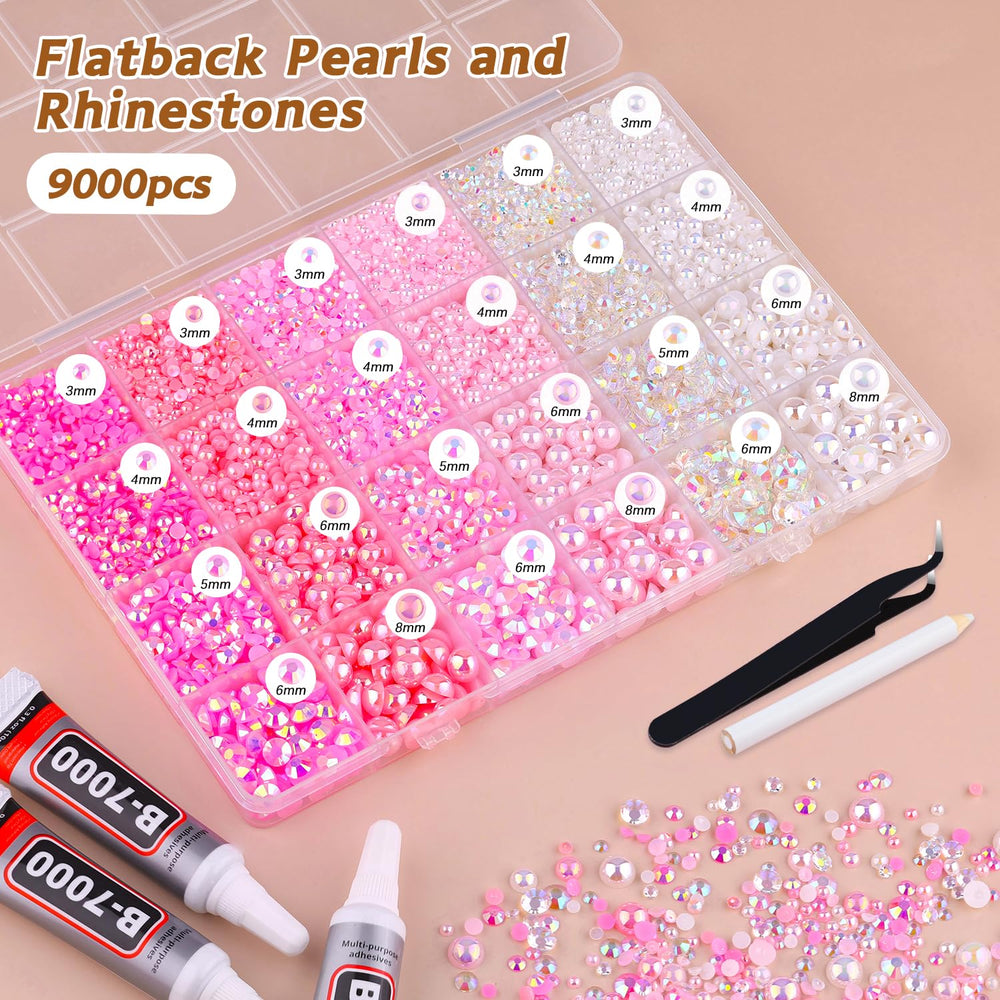 Cristales rosados redondos TINKRSTUFF de 4mm para diseños y decoración versátil.