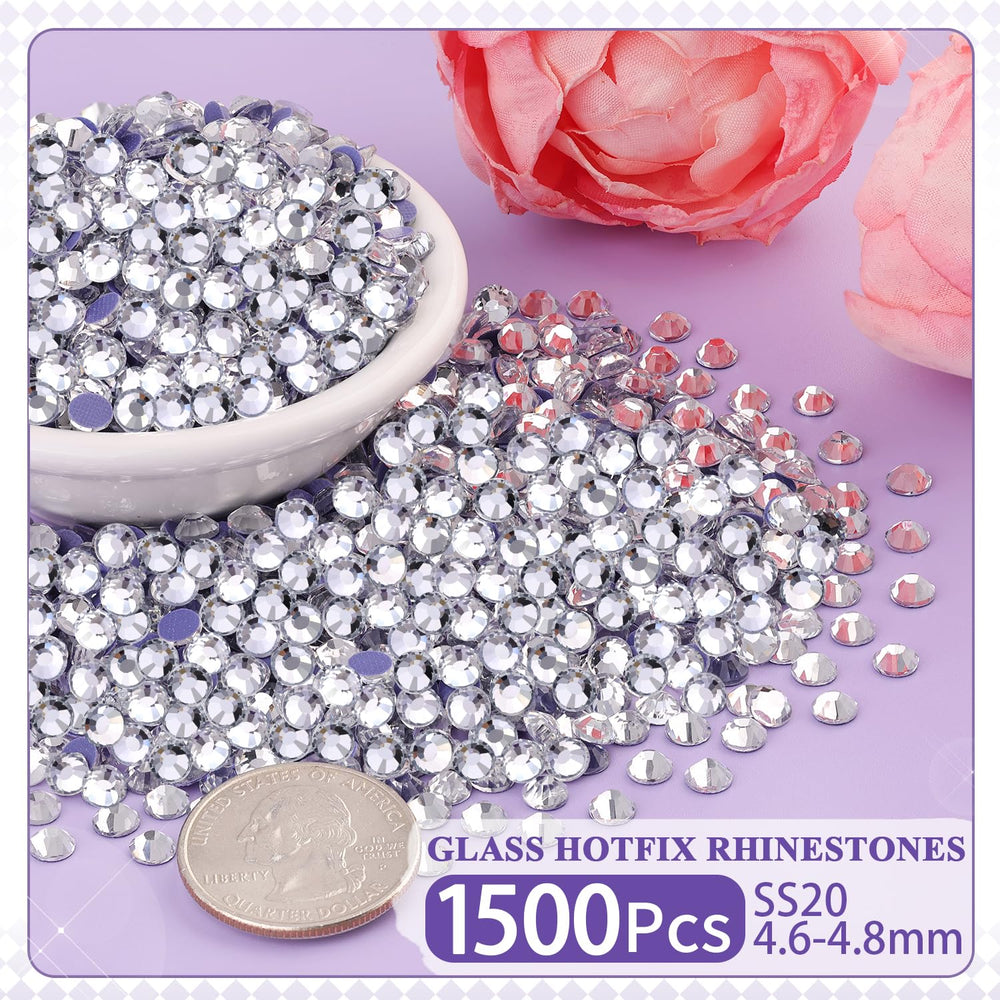 TINKRSTUFF, cristales de vidrio claros, facetado que capta la luz con elegancia.