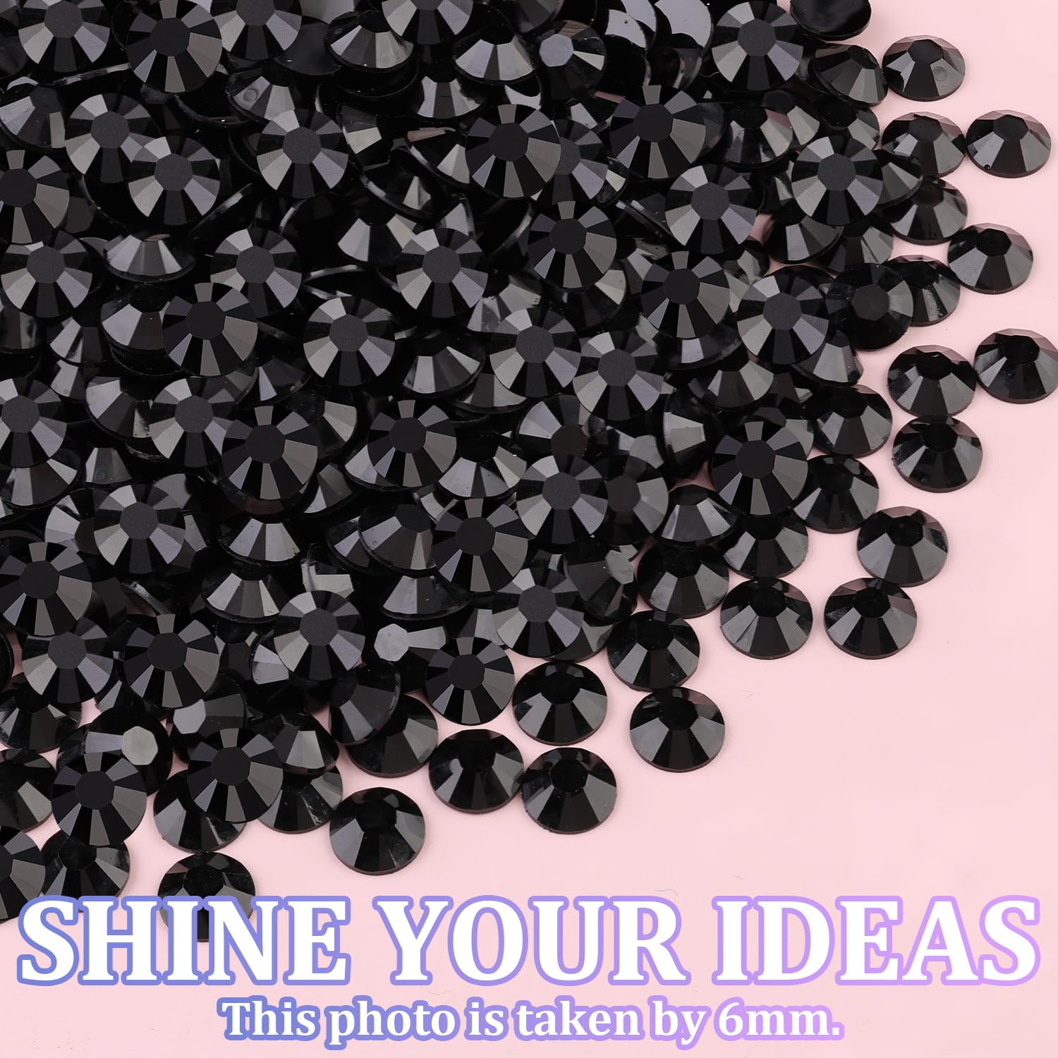 Destellos brillantes TINKRSTUFF para uñas y artes, acabado deslumbrante