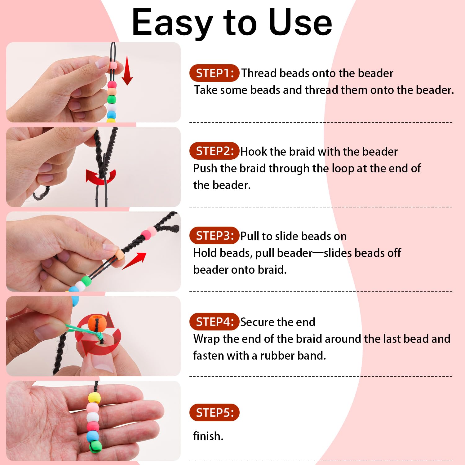 TINKRSTUFF: kit completo para trenzas, pulseras y collares caseros.