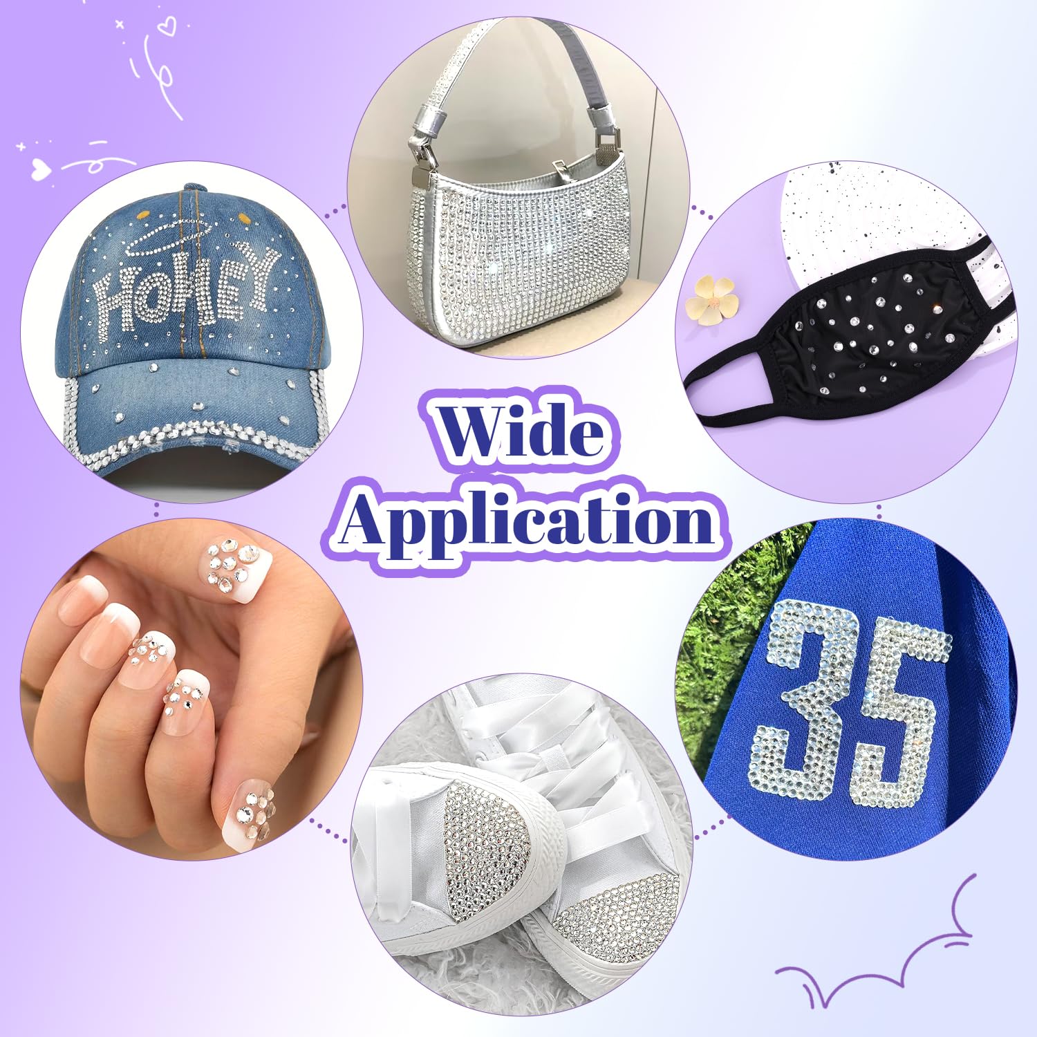 TINKRSTUFF, opciones para zapatos y prendas, brillo duradero y seguro.
