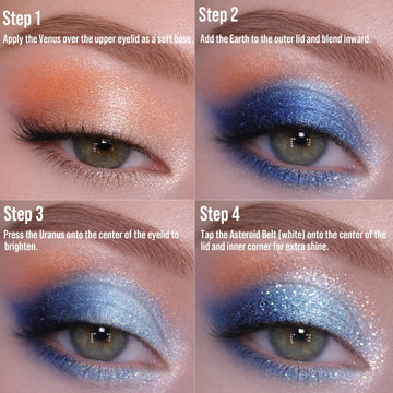 Tintark Galactic Assemble sombra Neptuno, azul profundo para delineado suave.