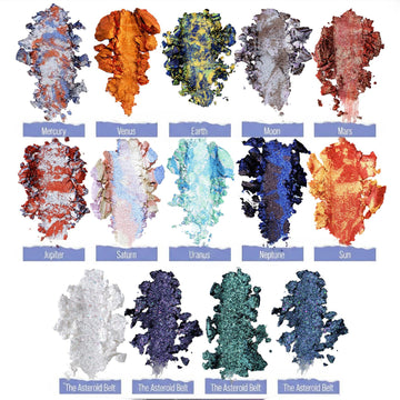 Tintark Galactic Assemble sombra Urano, azul hielo para maquillajes fríos.