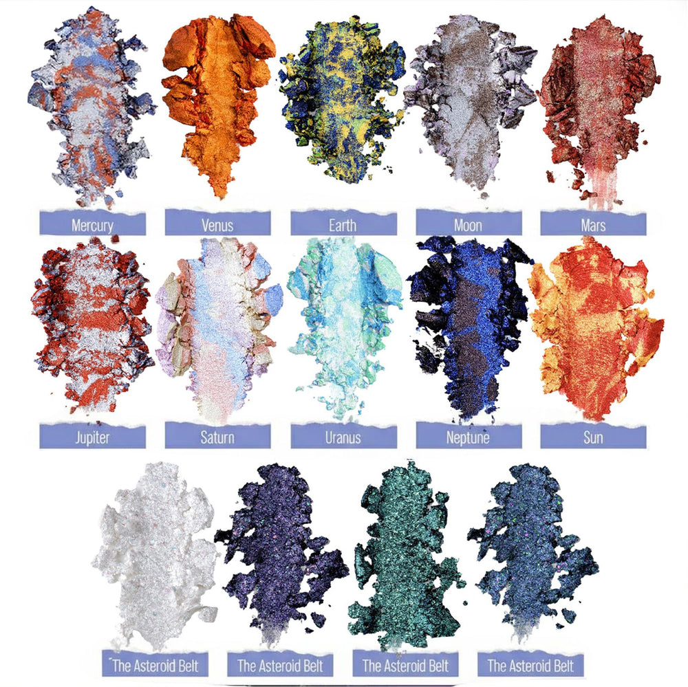 Tintark Galactic Assemble sombra Urano, azul hielo para maquillajes fríos.