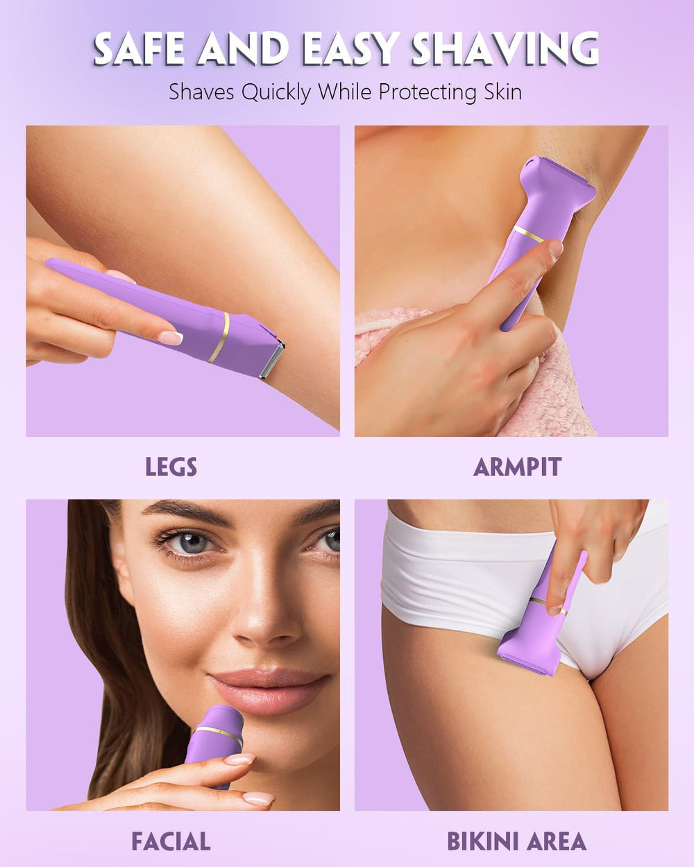Tiovara Bikini Trimmer, diseño compacto para viajar.