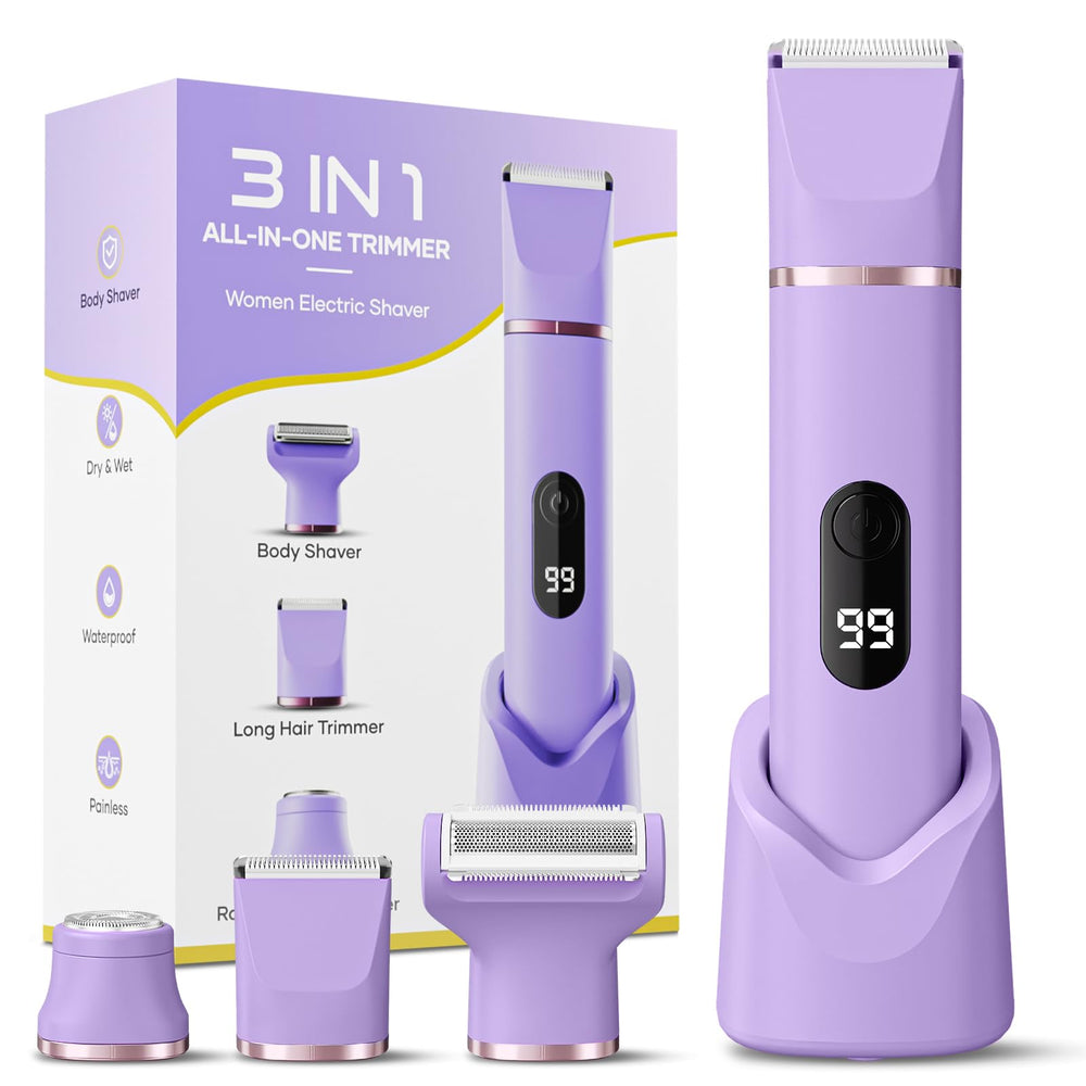 Tiovara recortadora cuerpo bikini inalámbrica, útil para contornear líneas con comodidad.