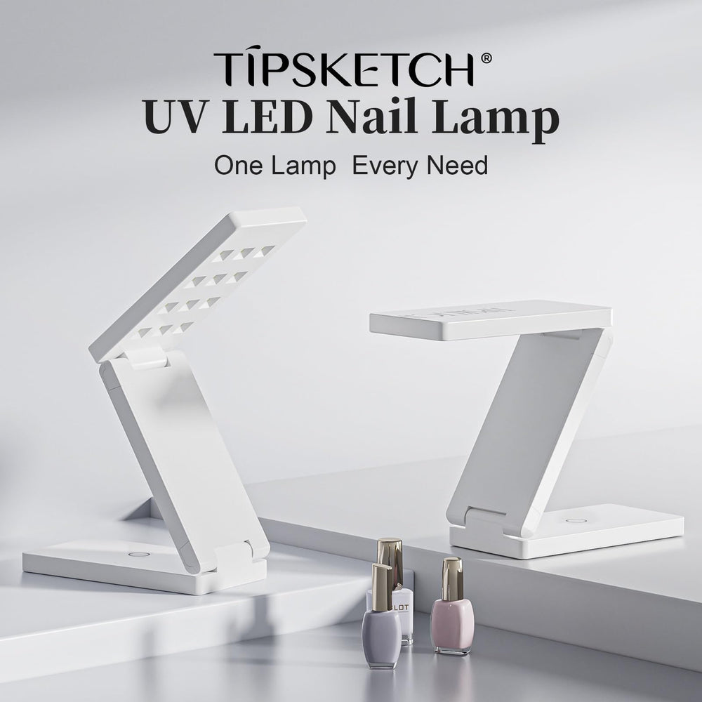 Tipsketch lámpara UV cura gel en 60 segundos para uñas rápidas