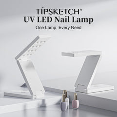 Tipsketch lámpara UV cura gel en 60 segundos para uñas rápidas