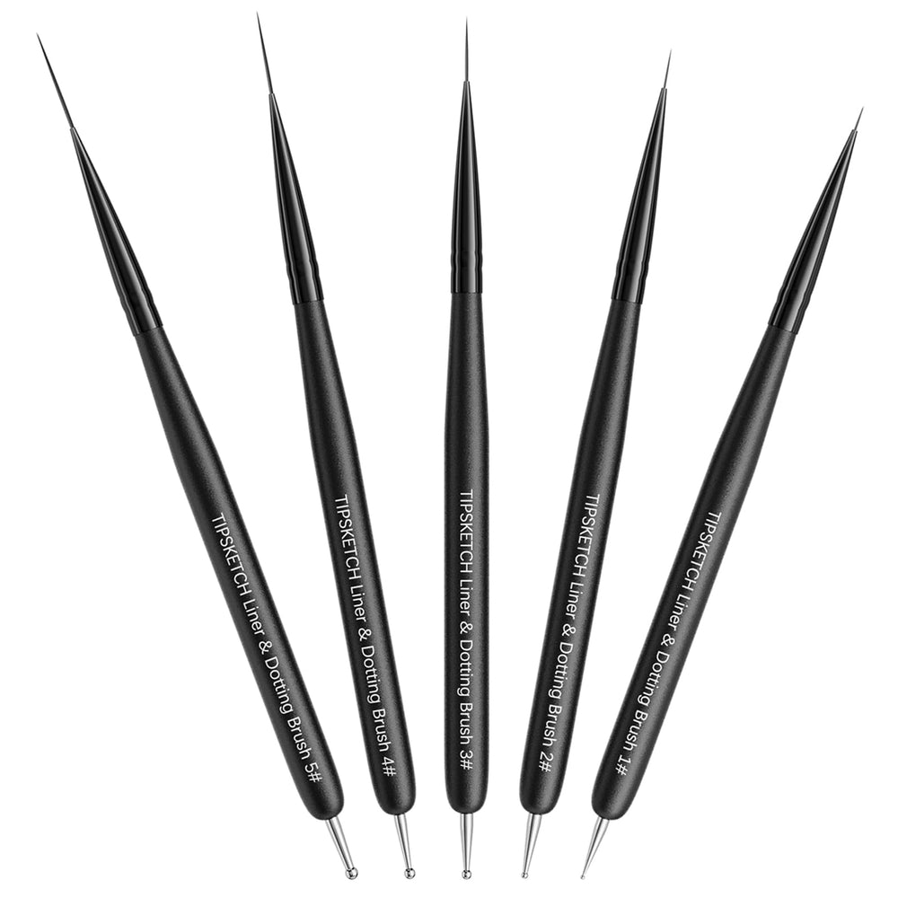 Tipsketch brocha delineado 4 mm para trazos precisos.