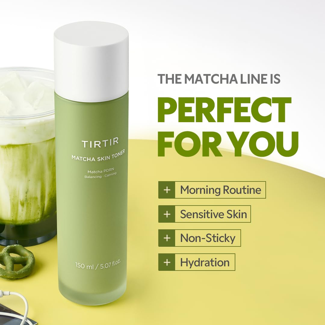 TIRTIR Matcha PDRN tónico para detalle de embalaje