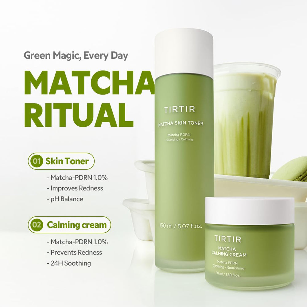 TIRTIR Matcha PDRN ritual de hidratación diario