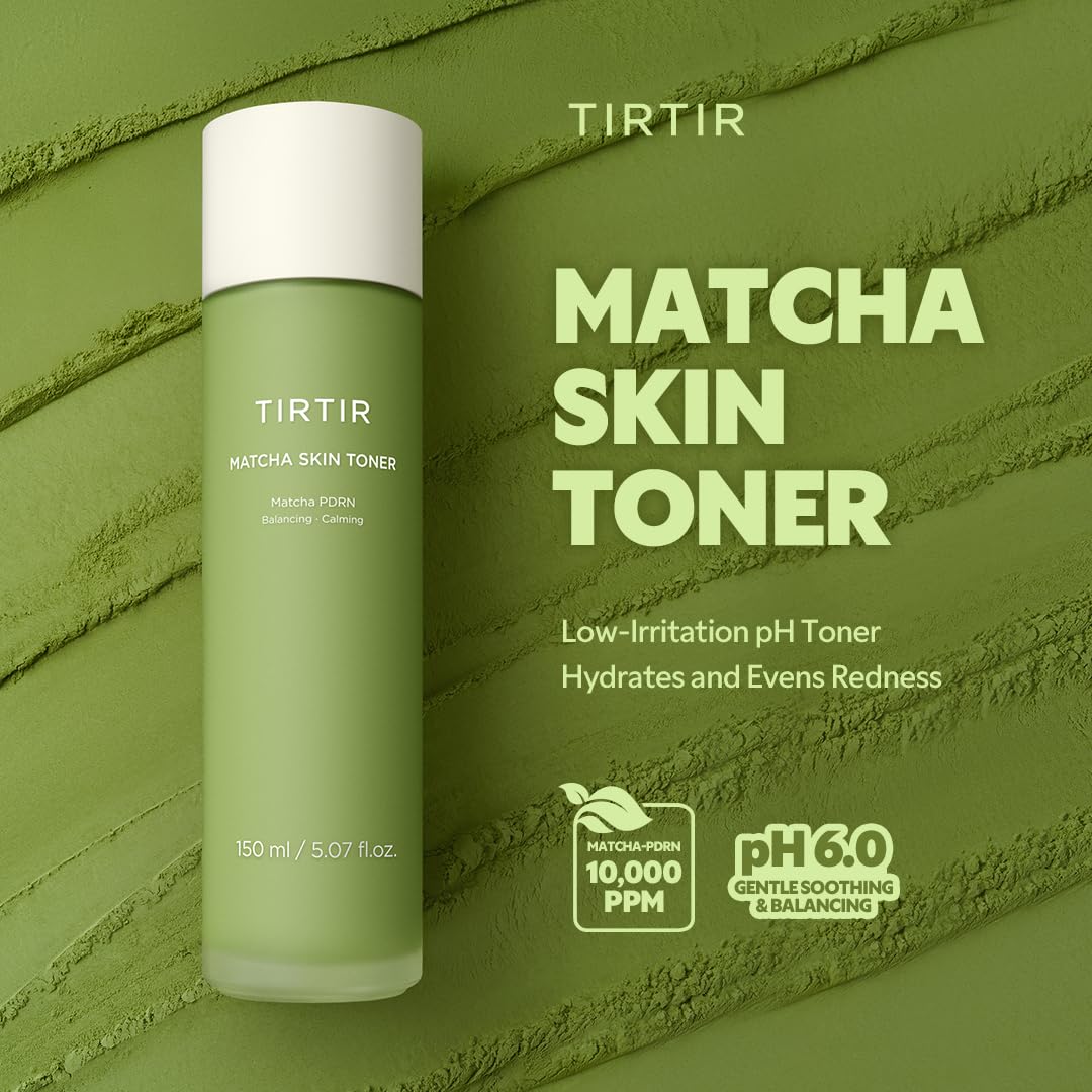 TIRTIR Matcha PDRN tónico textura hidratante para hidratación instantánea