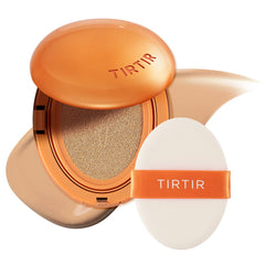 TIRTIR Mask Fit AI Cushion compacto con aplicador integrado para retoques diarios.