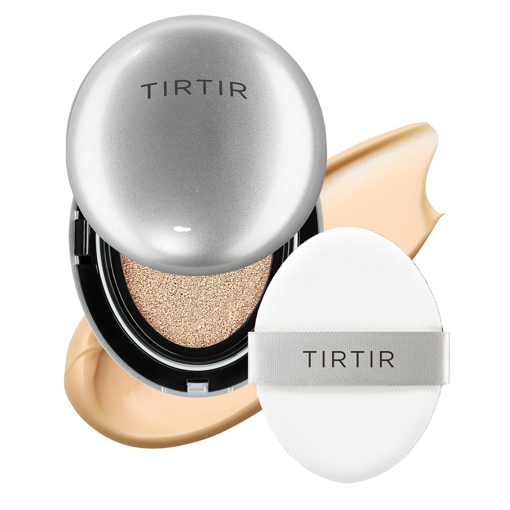Base TIRTIR Aurora Silver en envase, lista para retoques diarios.