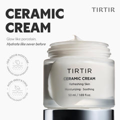 TIRTIR Ceramide Cream textura ligera para rostro cómodo todo el día.