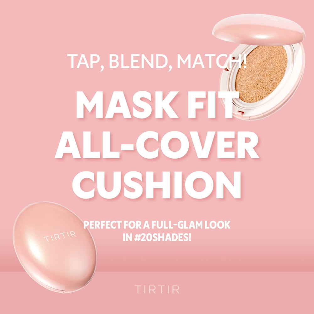 TIRTIR cushion rose, finition veloutée et couvrance modulable