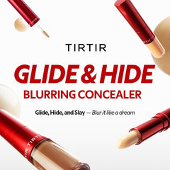 TIRTIR Glide&Hide con aplicador líquido para cobertura precisa.