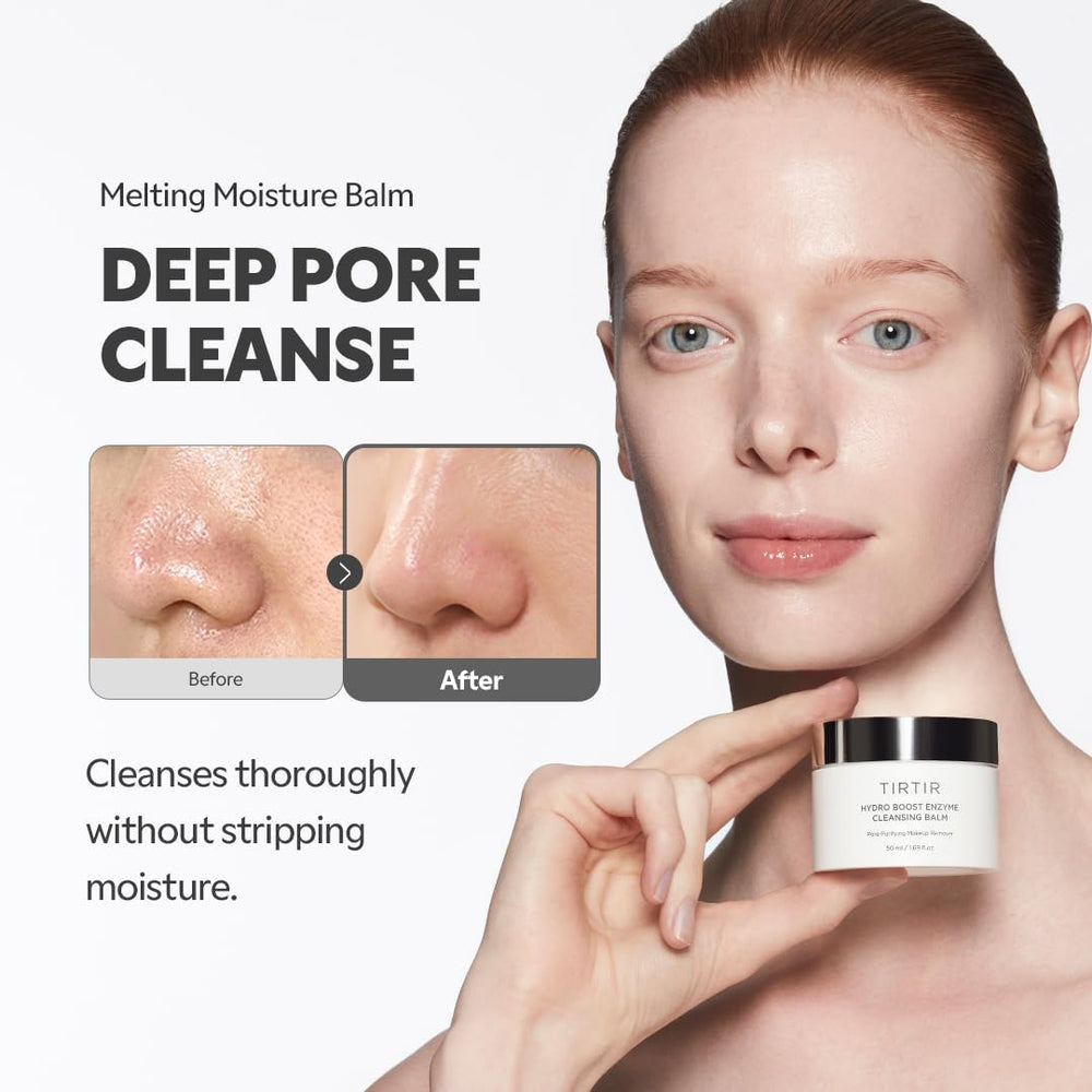 TIRTIR Hydro Boost Balm dissout les impuretés et maquillage résistant à l'eau.